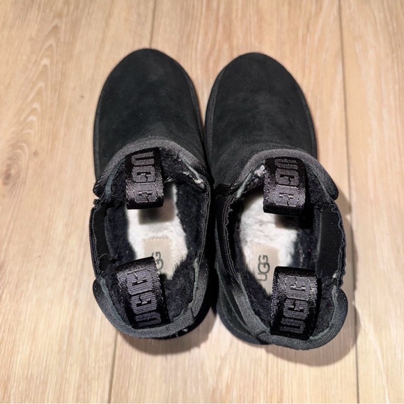 UGG Black Platform Ankle Boots - Picture 3 of 6